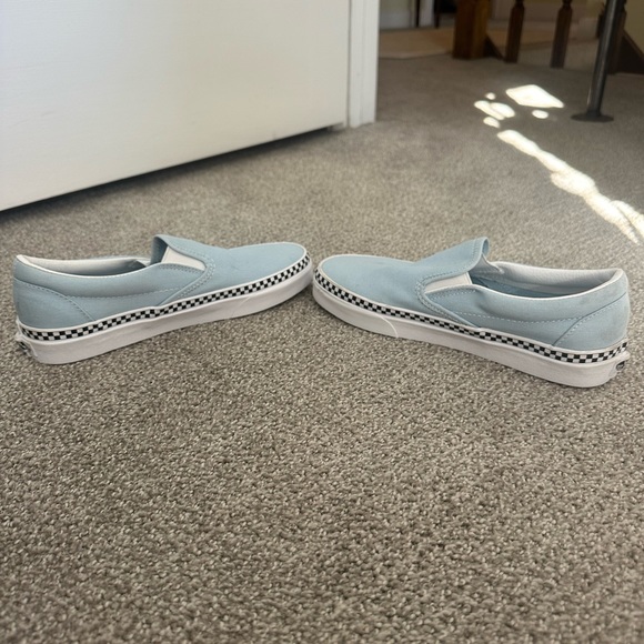 Vans Light Blue Slip-On Sneakers - Picture 6 of 10